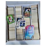 Box Full of Sports Trading Cards