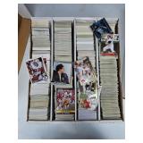 Box Full of Sports Trading Cards