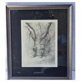Signed Ink Pen Sketch Stoic