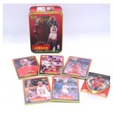Michael Jordan Metal Basketball Card Set