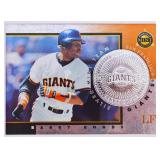 1998 Pinnacle Barry Bonds Baseball Card