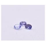 .515cts Tanzanite Oval Cut Gemstones (3)