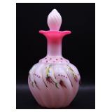 Fenton Art Glass Rosalene Perfume Bottle