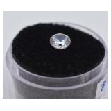 1.08cts White Spinel Round Cut Gemstone