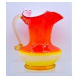 Kanawha Amberina Cased Glass Creamer Pitcher