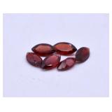 4.21cts Garnet Marquise Cut Gemstones (6)
