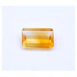 3.80ct Citrine Square Cut Gemstone