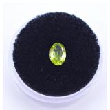 .75ct Peridot Oval Cut Gemstone