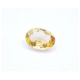 5.71ct Citrine Oval Cut Gemstone