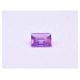 3.72ct Lab Created Sapphire Square Cut Gemstone