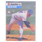 1993 Jimmy Dean Nolan Ryan Baseball Card Sealed