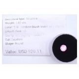1.02cts Bluish Violet Sapphire Appraised Gemstone