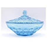 Vintage Indiana Glass Windsor Covered Candy Dish