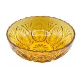 Vintage Anchor Hocking Medallion Star & Cameo Bowl