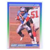 1990 Score Barry Sanders Football Card