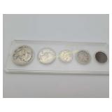 Silver Coin Set & Indian Head Penny