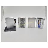 Mix Lot Of Zippo Lighters & Flashlight