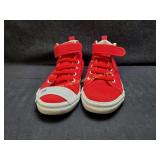 Red High Top Giovanni Valentino Shoes Made In