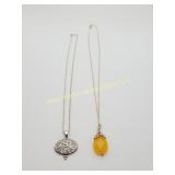 2) Sterling Silver Necklaces & Pendants