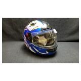 Poker Cards Motorcycle Helmet Full Face Sz Large