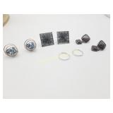 Sterling Silver Earrings Lot