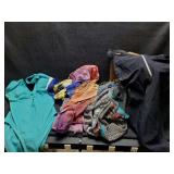 Mix Lot Of Scarves & Ladies Bathing Suits