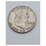 1961 D Franklin Half Silver Dollar