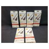 6) Tera Grand USB 2,0 to RS232 Cables - New Old