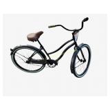Black Beach Cruiser Bike - Adult size