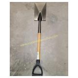 Flat Edge Shovel - Wood Handle, 40" Length