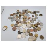 Mix Lot Of Foreign Currency / Coins