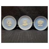 3) Vintage Wedgwood England Mothers Day Plates
