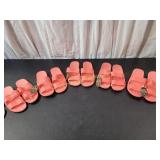 5) Pali Hawaii Pink Slides Sandals