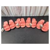 4) Pali Hawaii Pink Slides Sandals