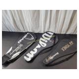 3) Vintage Tennis Racket Bags - Wilson, Yonex &