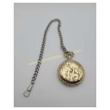Armitron Quartz Pocket Watch w 10" Fob