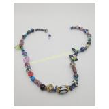 African Trade Beads Style Unfinished Necklace