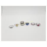 Mix Lot of Costume Fashion Jewelry Rings