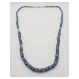 Vintage Southwest Blue Coral & Sterling Beads