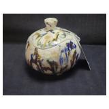 Vintage Ceramic Abstract Design Pottery Bowl w