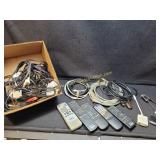 Mix Lot Remote Controls, Computer & Other Cables