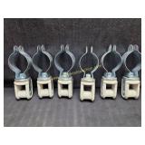 6) New Heavy Duty Porcelain Wire Holder With