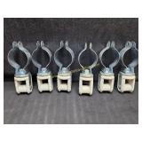 6) New Heavy Duty Porcelain Wire Holder With