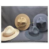 Group Of 4 Vintage Hats