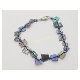 Dainty Abalone Bracelet  - 6-1/2" Long