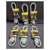 6) New Bergen 3 Ft Garbage Disposal Power Cord