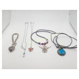 Necklaces & Bracelets Lot - Sterling Fox Pendant