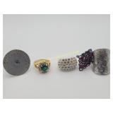 Ladies Fashion Rings Lot - Mix Sizes