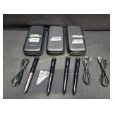 Group Of 4 Livescribe Smart Pens