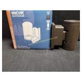 NOS Nicor LED Outdoor Light Fixture Dorado Round